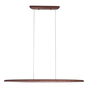 MAXLIGHT P0598 - LED luster na sajli WOODY LED/25W/230V braon/borovina