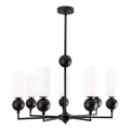 MAXLIGHT P0632 - Luster na šipki NOVA 7xG9/7W/230V prečnik 70 cm crni