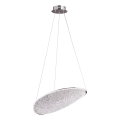MAXLIGHT P0636D - LED luster na sajli EMPIRE LED/17W/230V sjajni hrom