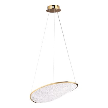 MAXLIGHT P0637D - LED luster na sajli EMPIRE LED/17W/230V zlatna