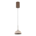 MAXLIGHT P0666 - LED luster na sajli CUCCINA LED/57W/230V Ø 15 cm bež