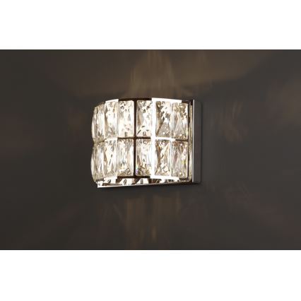 MAXLIGHT W0204 - Zidno svetlo DIAMANTE 1xG9/42W/230V sjajni hrom