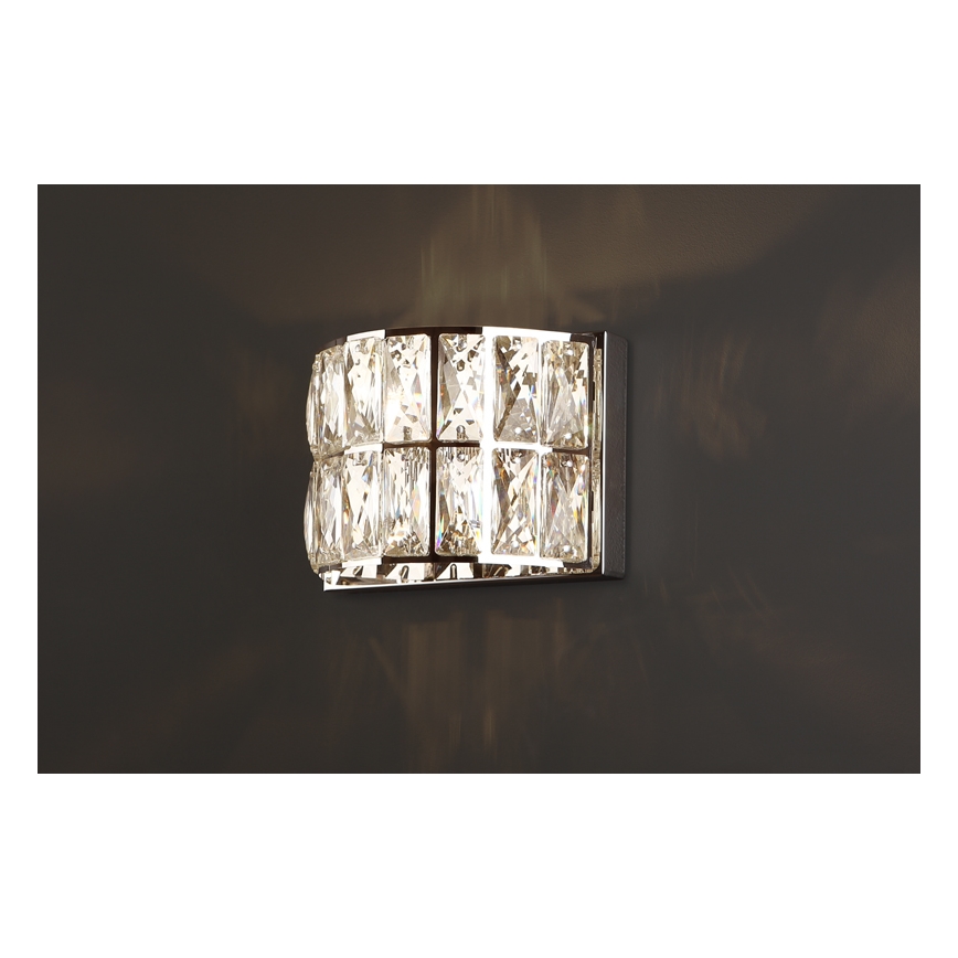 MAXLIGHT W0204 - Zidno svetlo DIAMANTE 1xG9/42W/230V sjajni hrom