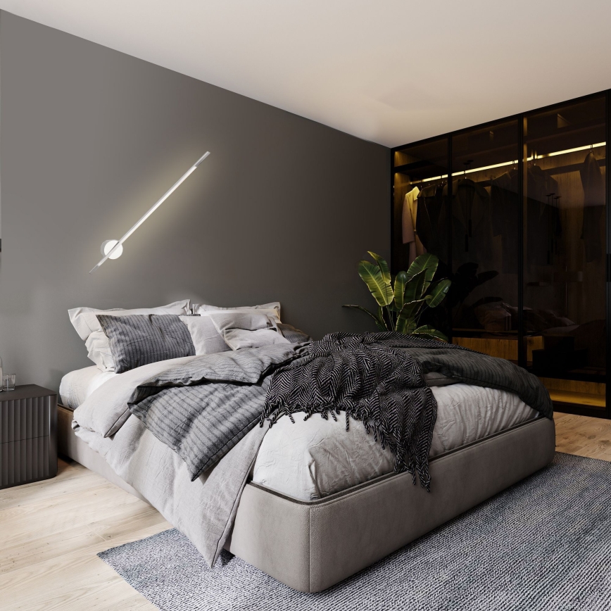 MAXLIGHT W0212 - LED spoljašnje zidno svetlo SPIDER LED/8,4W/230V IP44 belo