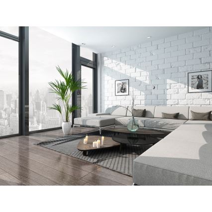 MAXLIGHT W0212 - LED spoljašnje zidno svetlo SPIDER LED/8,4W/230V IP44 belo