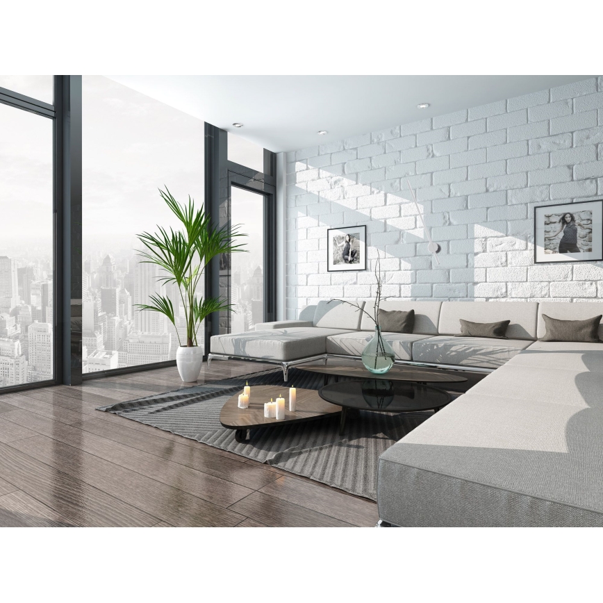 MAXLIGHT W0212 - LED spoljašnje zidno svetlo SPIDER LED/8,4W/230V IP44 belo