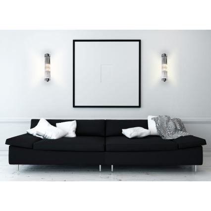 MAXLIGHT W0241 - Zidno svetilo FLORENCE 2xE14/40W/230V sjajni hrom