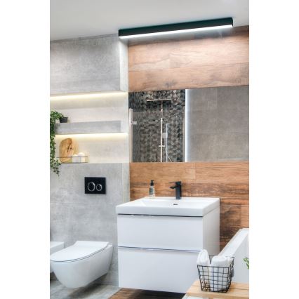 MAXLIGHT W0266 - LED prigušiva kupatilska rasveta za ogledalo LINEAR LED/36W/230V 113,5 cm IP44 crna