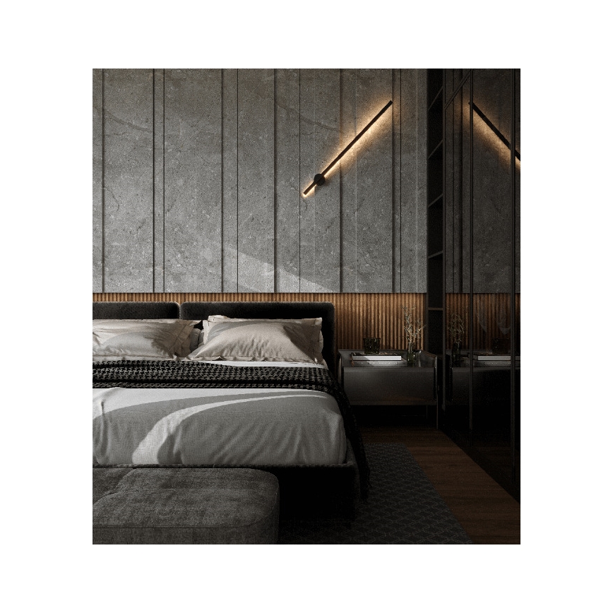 MAXLIGHT W0267 - LED spoljašnje zidno svetlo SPIDER LED/8,4W/230V IP44 crna