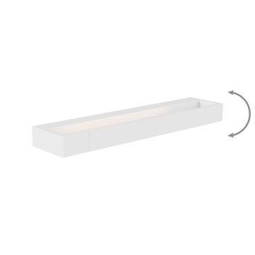 MAXLIGHT W0306 - LED zidno svetlo za kupatilo FLINK LED/12W/230V 45 cm IP44 belo