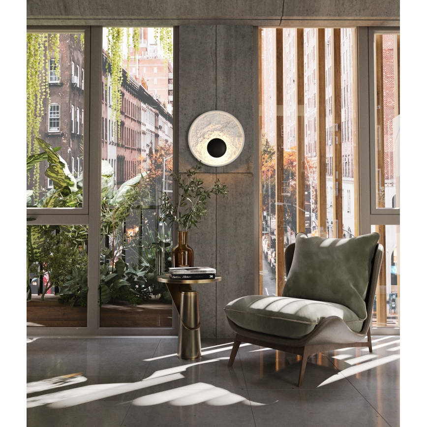 MAXLIGHT W0325 - LED zidno svetlo OYAKA LED/5W/230V prečnik 29 cm belo/crno