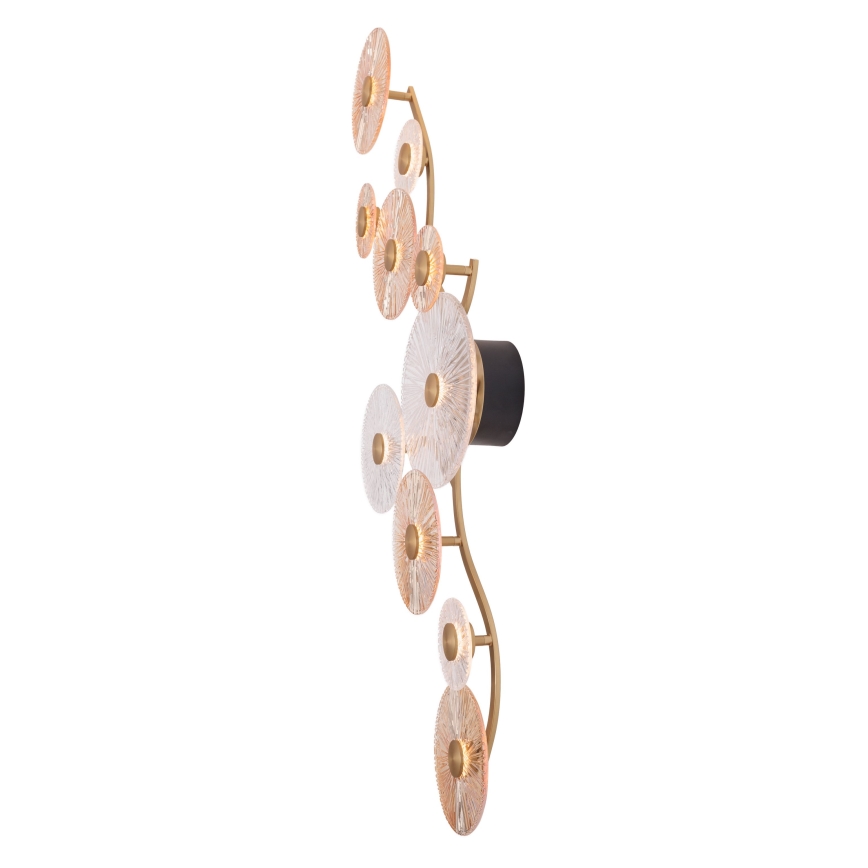 MAXLIGHT W0354 - LED zidna svetiljka ALLURE 10xLED/4,3W/230V zlatna