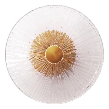 MAXLIGHT W0356 - LED zidna svetiljka ALLURE LED/5W/230V prečnika 28 cm zlatna/prozirna