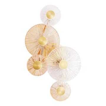 MAXLIGHT W0357 - LED zidno svetlo ALLURE 5xLED/5W/230V zlatna