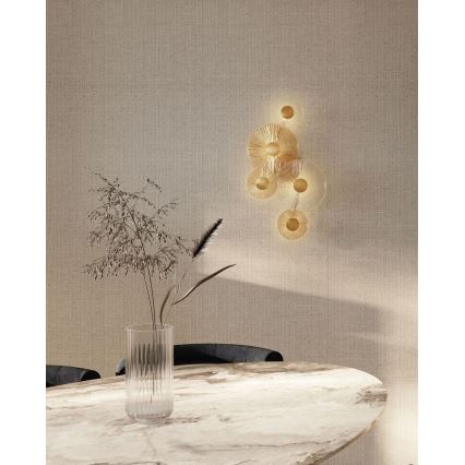 MAXLIGHT W0357 - LED zidno svetlo ALLURE 5xLED/5W/230V zlatna