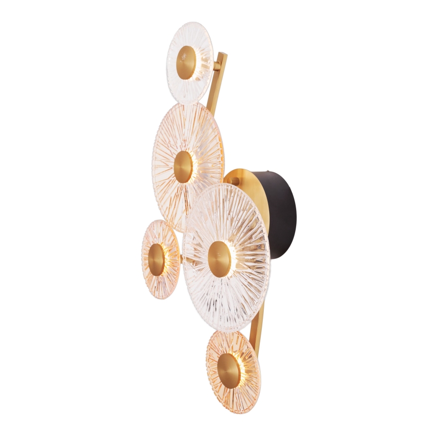 MAXLIGHT W0357 - LED zidno svetlo ALLURE 5xLED/5W/230V zlatna