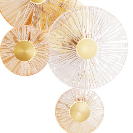 MAXLIGHT W0357 - LED zidno svetlo ALLURE 5xLED/5W/230V zlatna