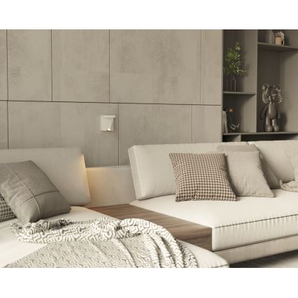 MAXLIGHT W0373 - LED zidna spot svetiljka sa bežičnim punjenjem LOFER LED/7W/230V, bela