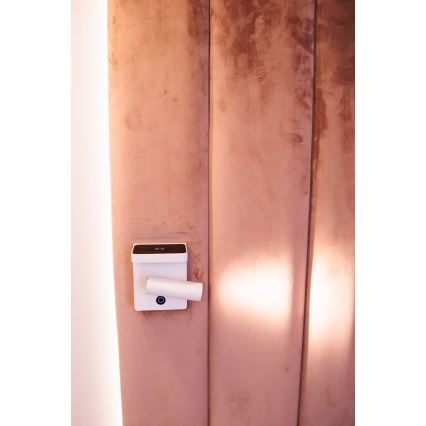 MAXLIGHT W0373 - LED zidna spot svetiljka sa bežičnim punjenjem LOFER LED/7W/230V, bela