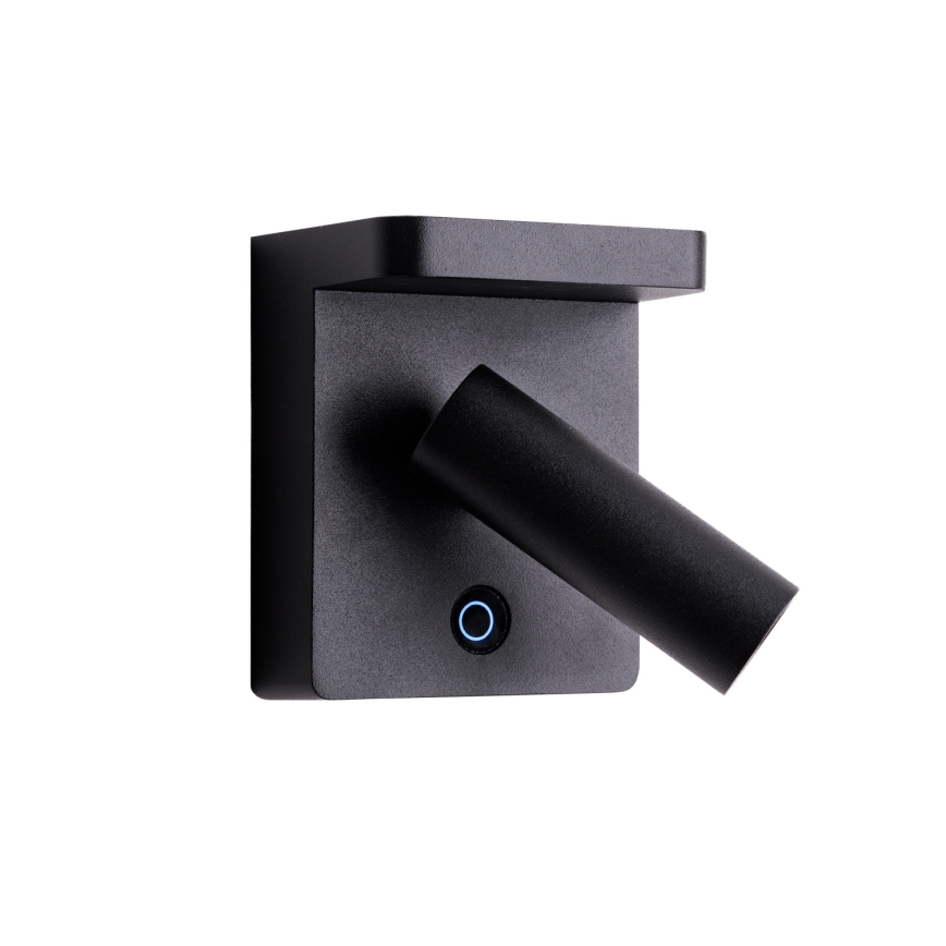 MAXLIGHT W0374 - LED zidna spot svetiljka sa bežičnim punjenjem LOFER LED/7W/230V crna