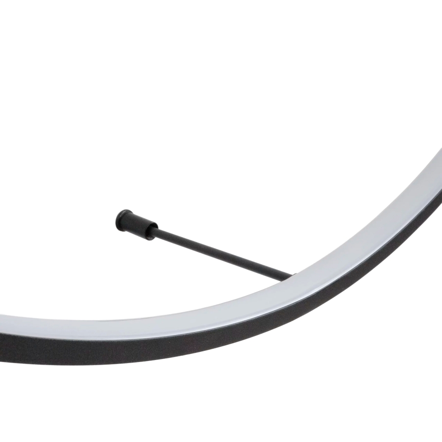 MAXLIGHT W0435 - LED plafonsko svetlo za kupatilo VISUAL LED/22W/230V prečnik 60 cm IP44 crna