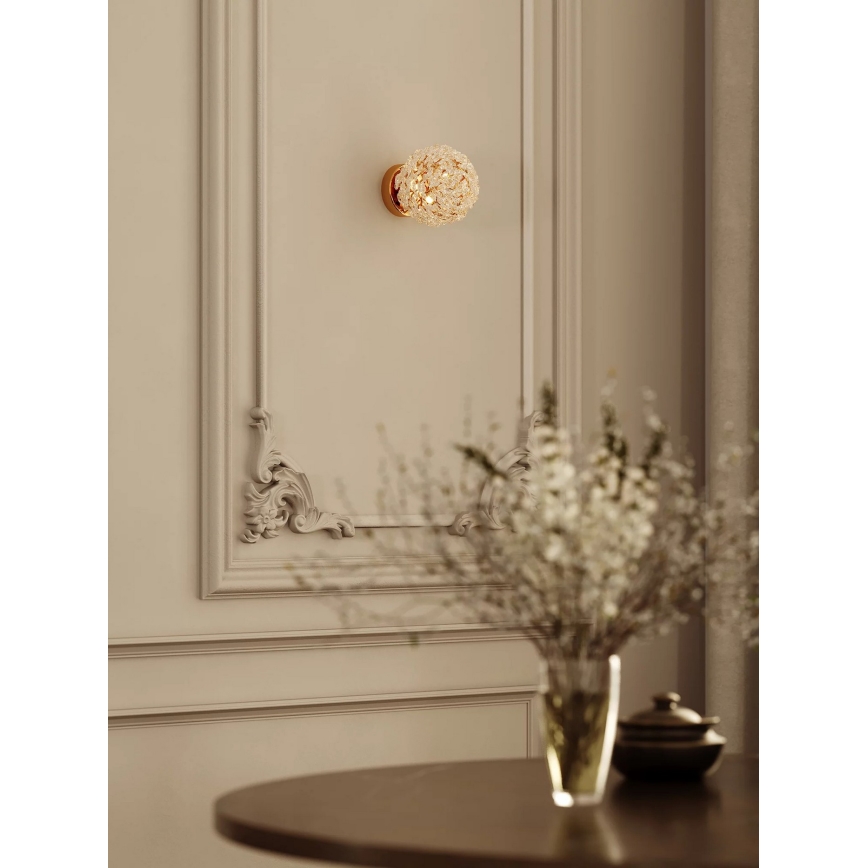 MAXLIGHT W0443 - Zidna lampa RITA 1xG9/5W/230V zlatna