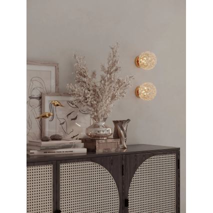 MAXLIGHT W0443 - Zidna lampa RITA 1xG9/5W/230V zlatna