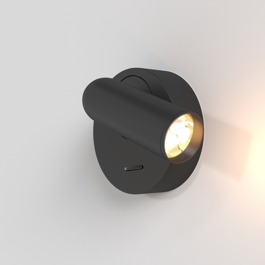 Maytoni C038WL-L3B3K - LED zidna svetiljka MIRAX LED/3W/230V 3000K crna