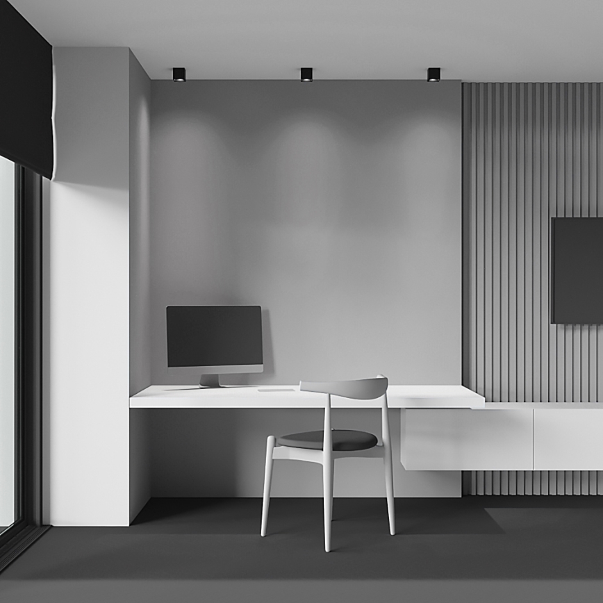 Maytoni C065CL-L12B3K - LED spot svetiljka ALFA LED/12W/230V CRI 90 crna