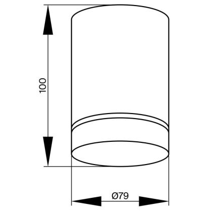 Maytoni C085CL-9W4K-B - LED spot svetiljka ORLO LED/9W/230V CRI 90 4000K crna