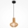 Maytoni MOD193PL-01W - Viseći luster na sajli ROOTS, 1xE27/40W/230V, prečnik 22,5 cm, bež