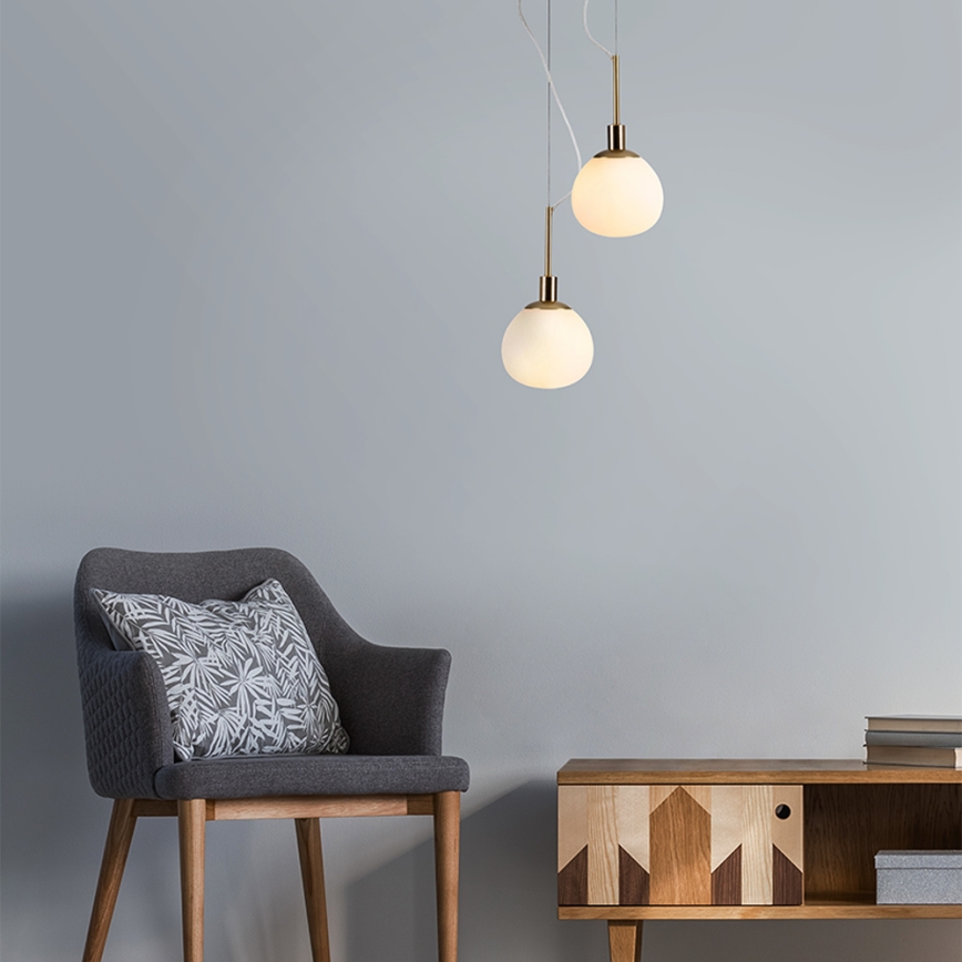 Maytoni MOD221-PL-01-G - Luster na sajli ERICH 1xE14/40W/230V u boji bakra