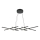Maytoni MOD244PL-L50BK - LED luster na sajli HALO LED/40W/230V crna