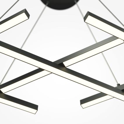 Maytoni MOD244PL-L50BK - LED luster na sajli HALO LED/40W/230V crna