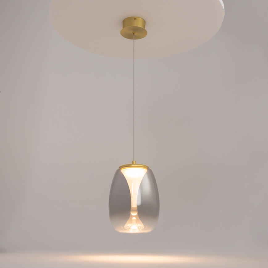 Maytoni MOD282PL-L8G3K - LED luster na sajli SPLASH LED/7W/230V 3000K zlatni