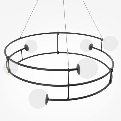 Maytoni MOD317PL-06B - Luster na sajli BALANCE 6xG9/40W/230V crna