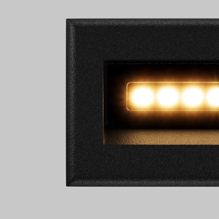 Maytoni O045SL-L3B3K - BOSCA spoljašnje ugradno LED svetlo, 3W, 230V, 3000K, IP65, crna