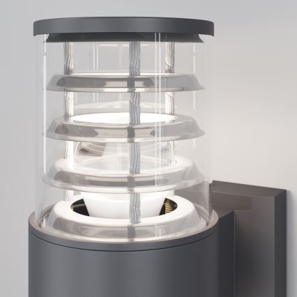 Maytoni O576WL-02GR - Spoljno zidno svetlo BRONX 2xE27/60W/230V IP54 antracit