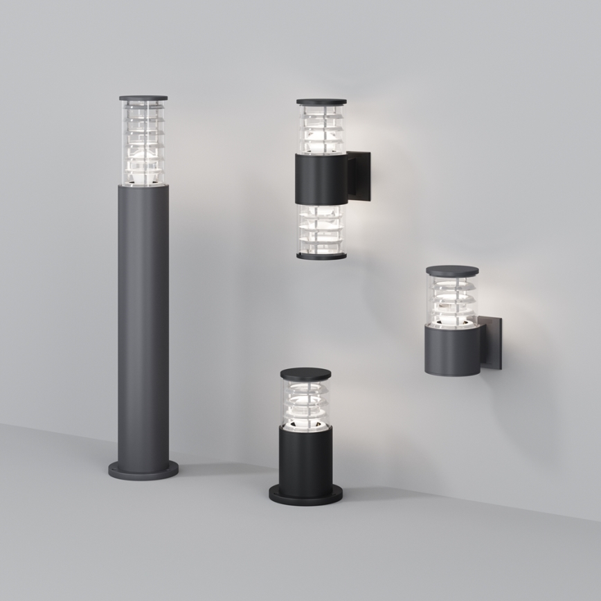 Maytoni O576WL-02GR - Spoljno zidno svetlo BRONX 2xE27/60W/230V IP54 antracit