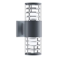 Maytoni O576WL-02GR - Spoljno zidno svetlo BRONX 2xE27/60W/230V IP54 antracit