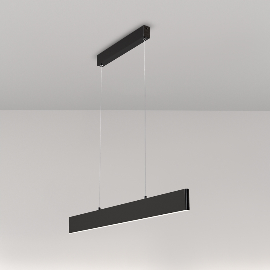 Maytoni P010PL-L23B4K - LED luster na sajli STEP LED/23W/230V 4000K 91 cm crna