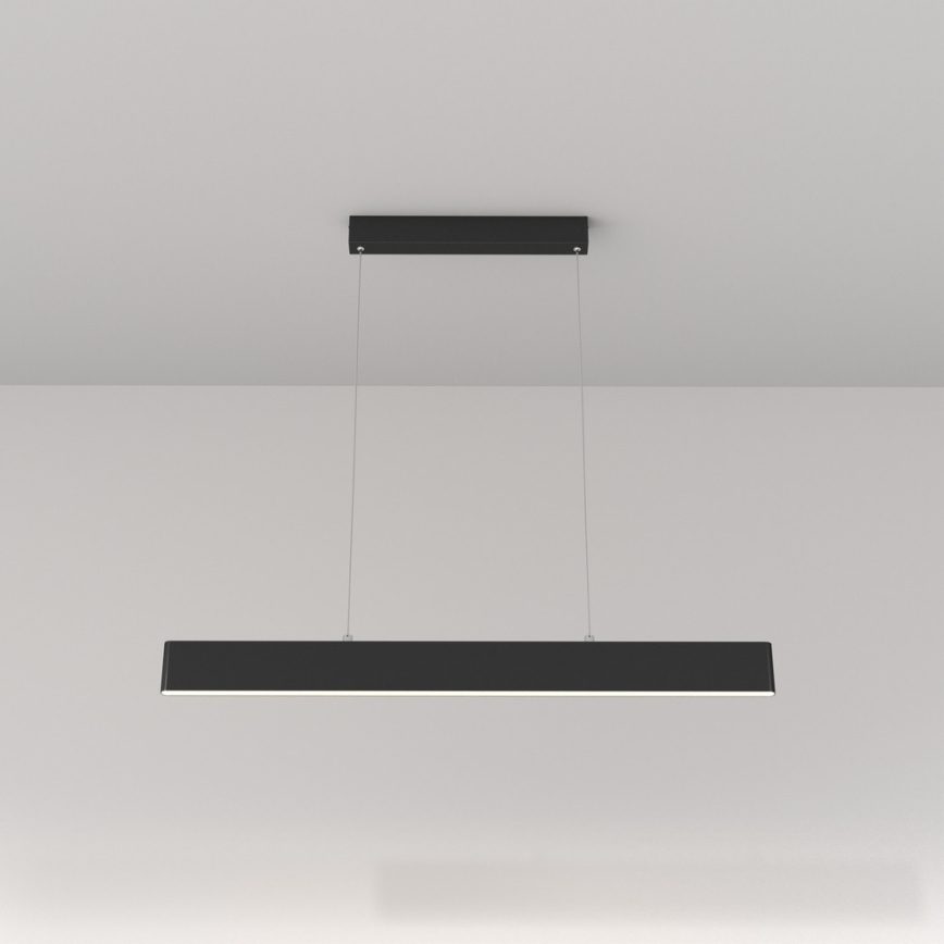 Maytoni P010PL-L23B4K - LED luster na sajli STEP LED/23W/230V 4000K 91 cm crna
