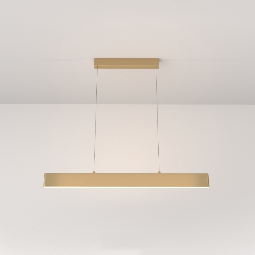 Maytoni P010PL-L23G3K - LED luster na sajli STEP LED/23W/230V 3000K 91 cm zlatni