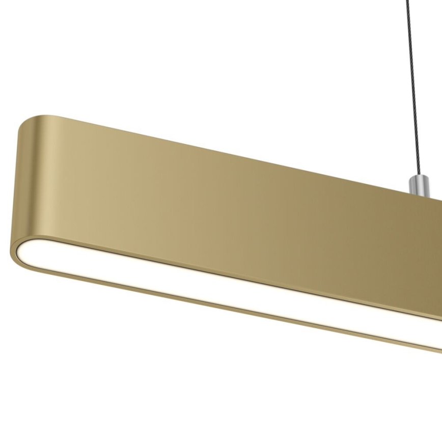 Maytoni P010PL-L23G3K - LED luster na sajli STEP LED/23W/230V 3000K 91 cm zlatni