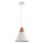 Maytoni P359-PL-01-W - Luster na sajli BICONES 1xE27/60W/230V prečnik 22 cm bela/bež