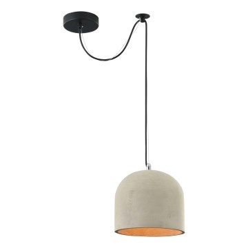 Maytoni T451-PL-01-GR - Luster na sajli BRONI 1xE27/60W/230V prečnik 20 cm siva
