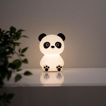 MegaLight - LED RGB prigušiva punjiva dečja lampa na dodir PADDY PANDA LED/5V