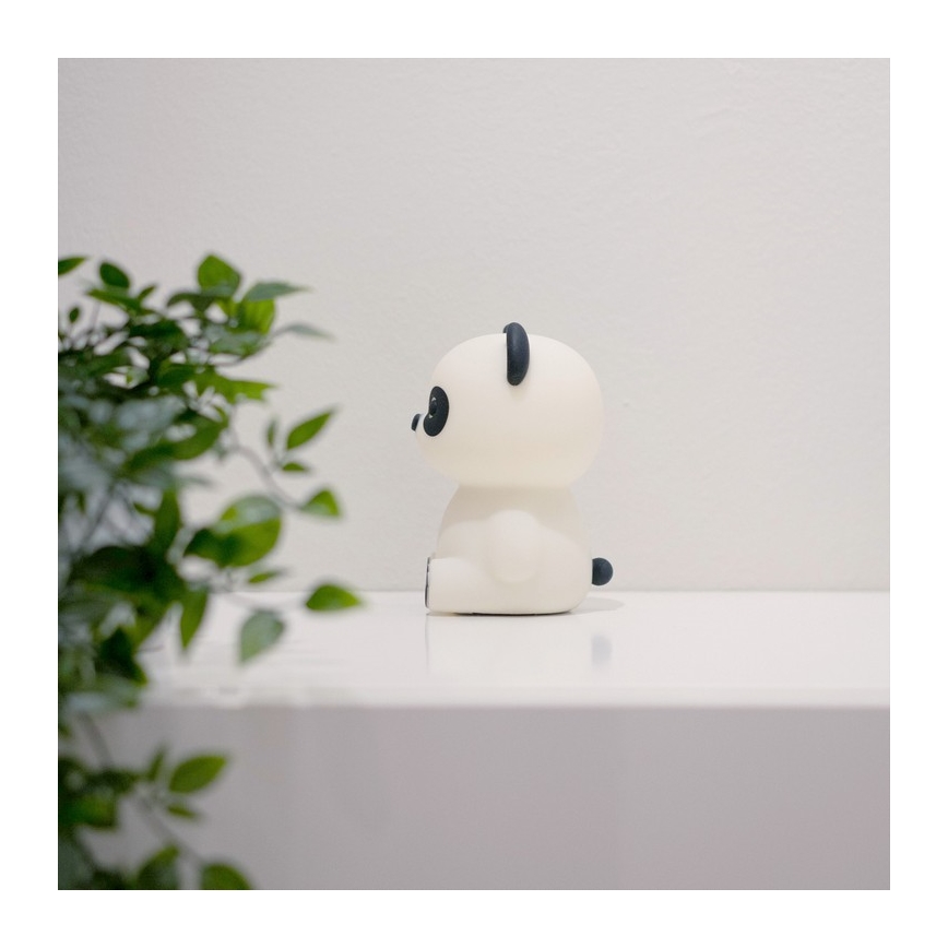 MegaLight - LED RGB prigušiva punjiva dečja lampa na dodir PADDY PANDA LED/5V