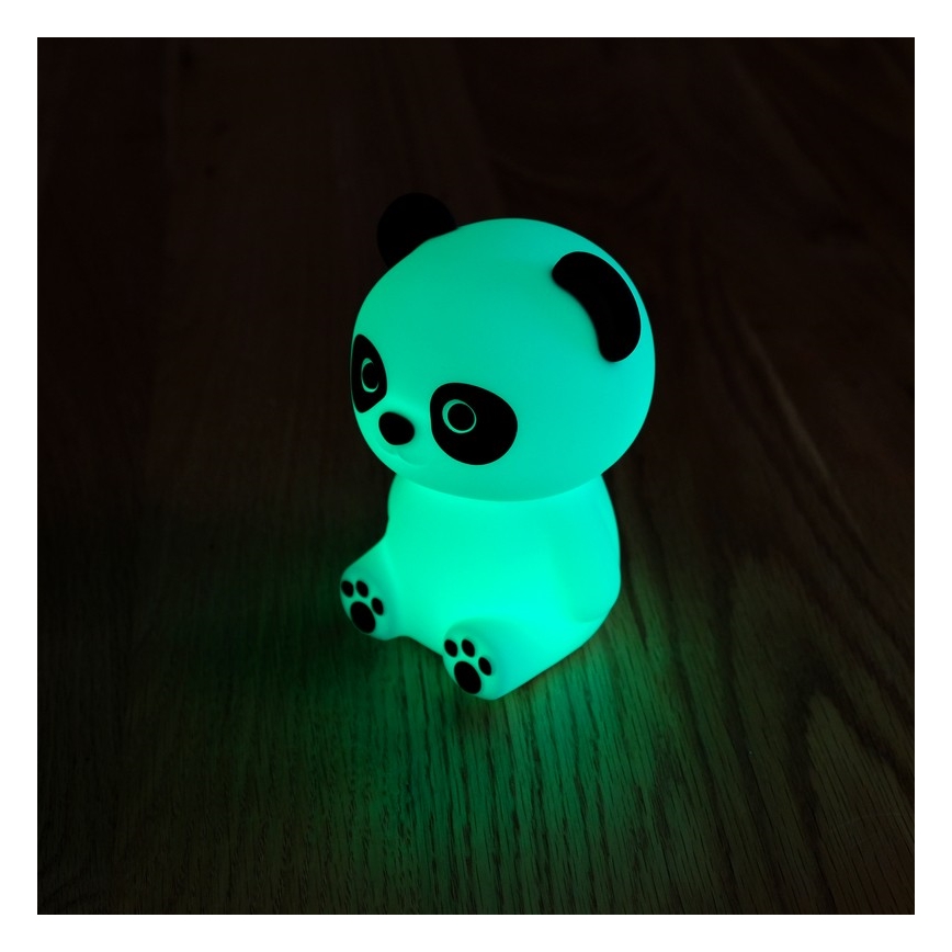 MegaLight - LED RGB prigušiva punjiva dečja lampa na dodir PADDY PANDA LED/5V
