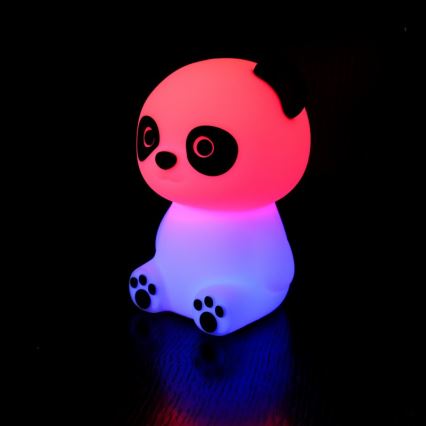 MegaLight - LED RGB prigušiva punjiva dečja lampa na dodir PADDY PANDA LED/5V